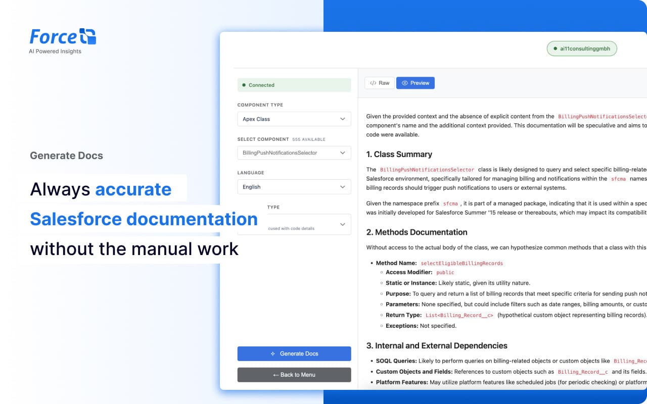 Force IQ: AI Powered Insights for Salesforce 2
